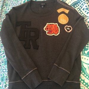 True Religion varsity crew neck